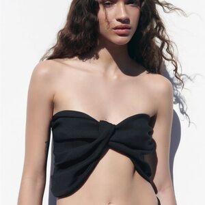 Zara wrap crop top